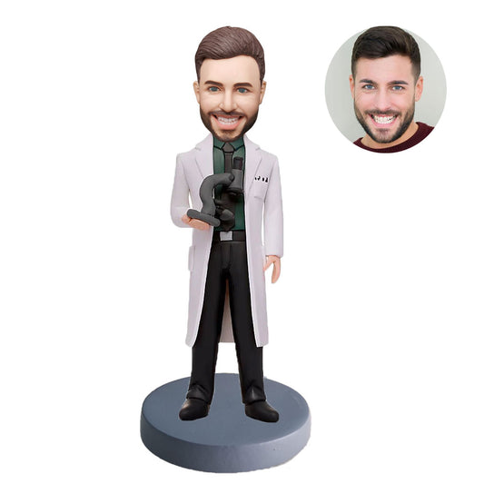 Custom Bobblehead For Male Doctors With Instruments