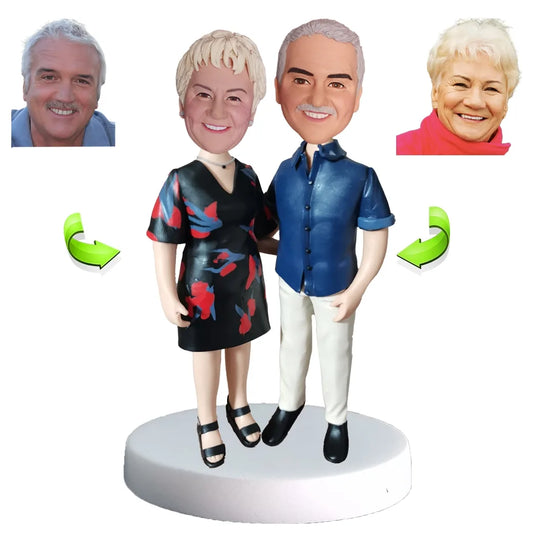 Personalized Happy Couple Bobblehead