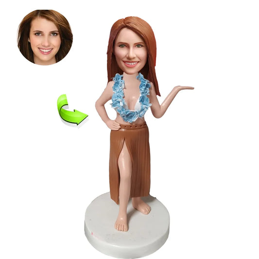 Custom Bobblehead for Sexy Women Who Hula Dance