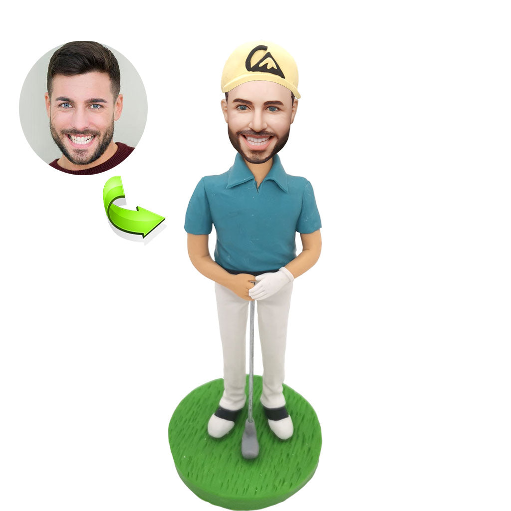 Male Golfer Custom Bobblehead