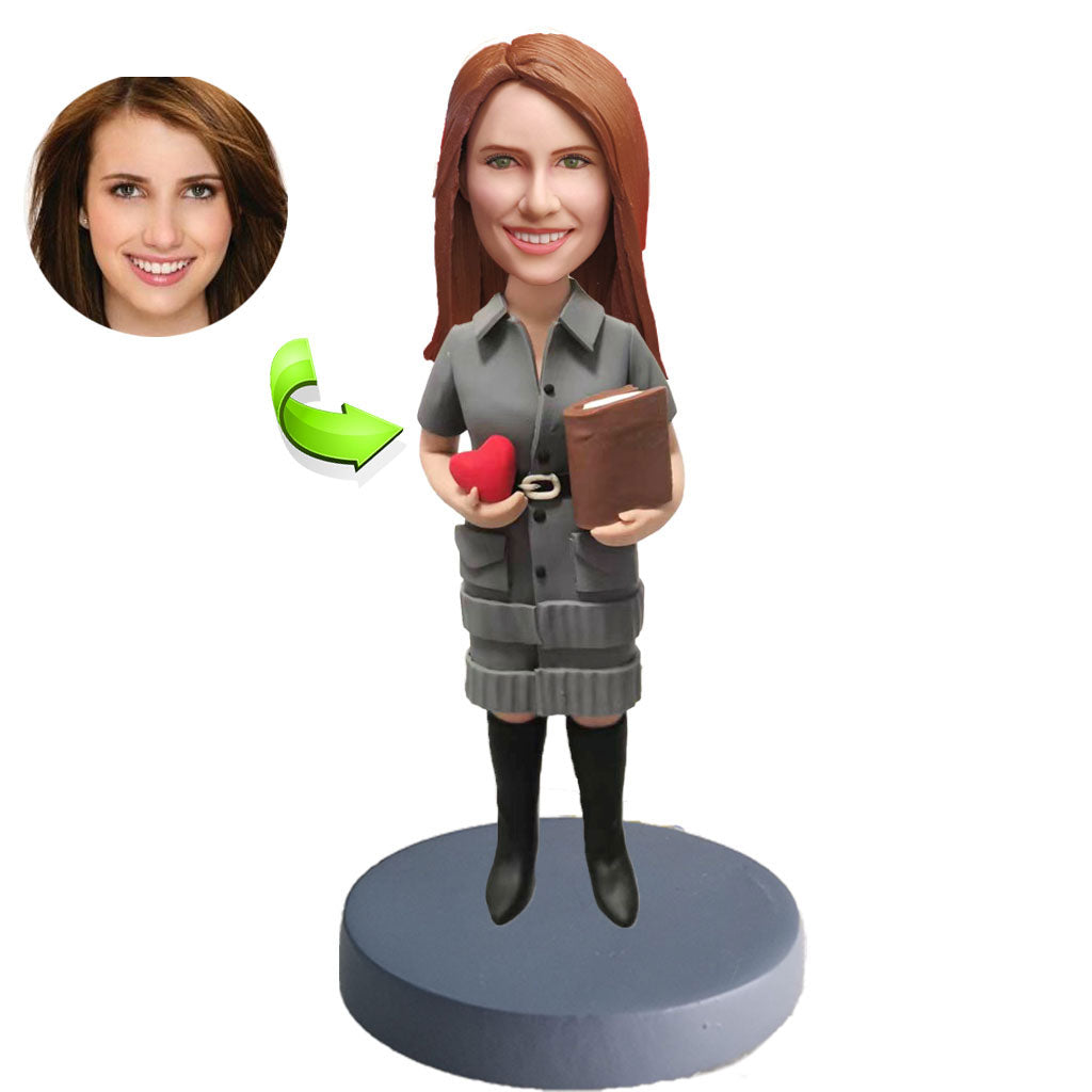 Custom Bobblehead For A Female Teacher