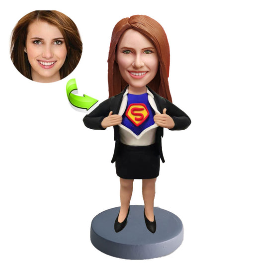 Custom Bobblehead For Superwoman Executives