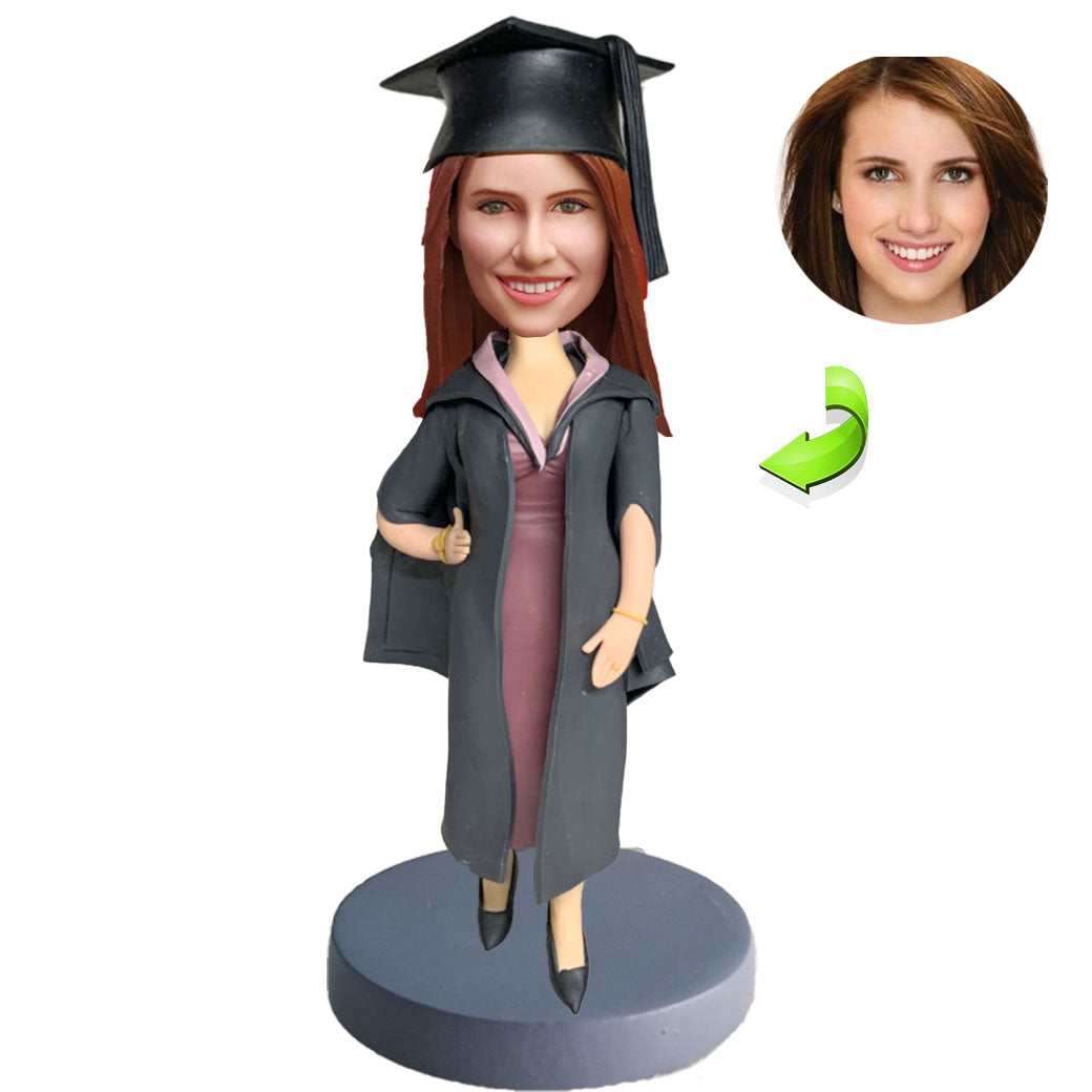 Beauty Graduation Custom Bobblehead