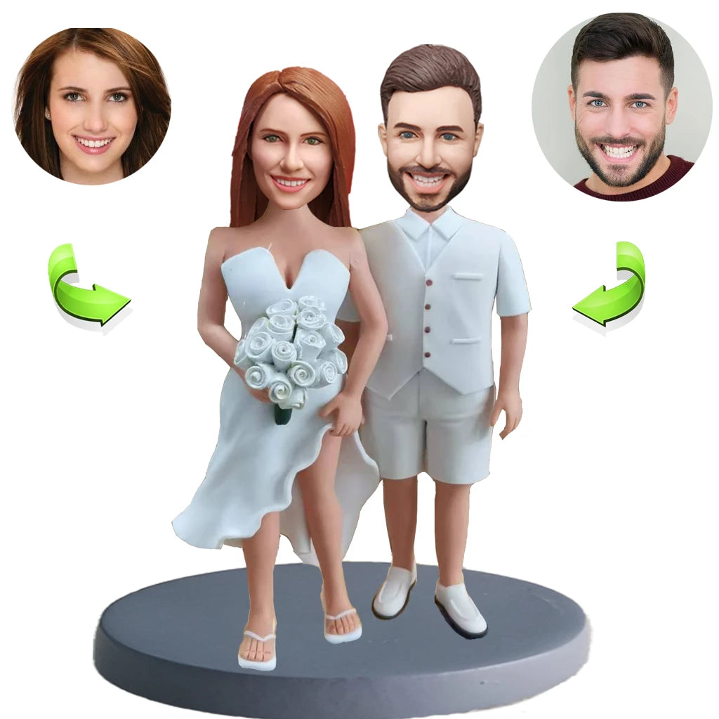 Make Your Beach Wedding Custom Bobbleheads