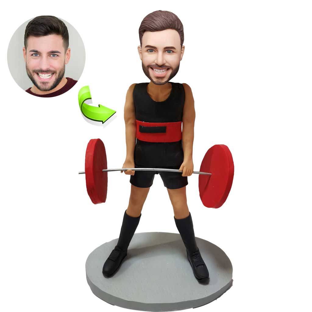 Custom Bobbleheads For Weightlifter