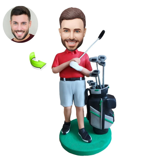 Happy Golfer Boss Custom Bobblehead