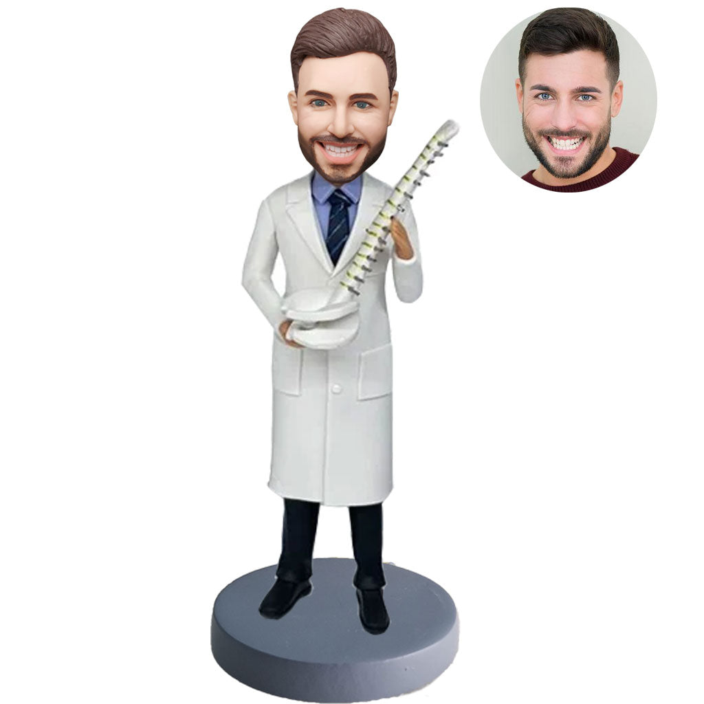 Male Pharmacist's Custom Bobblehead