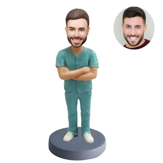 Custom Bobblehead For Male Anesthesiologist