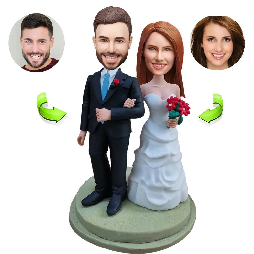 Personalized Wedding Cake Bobbleheads