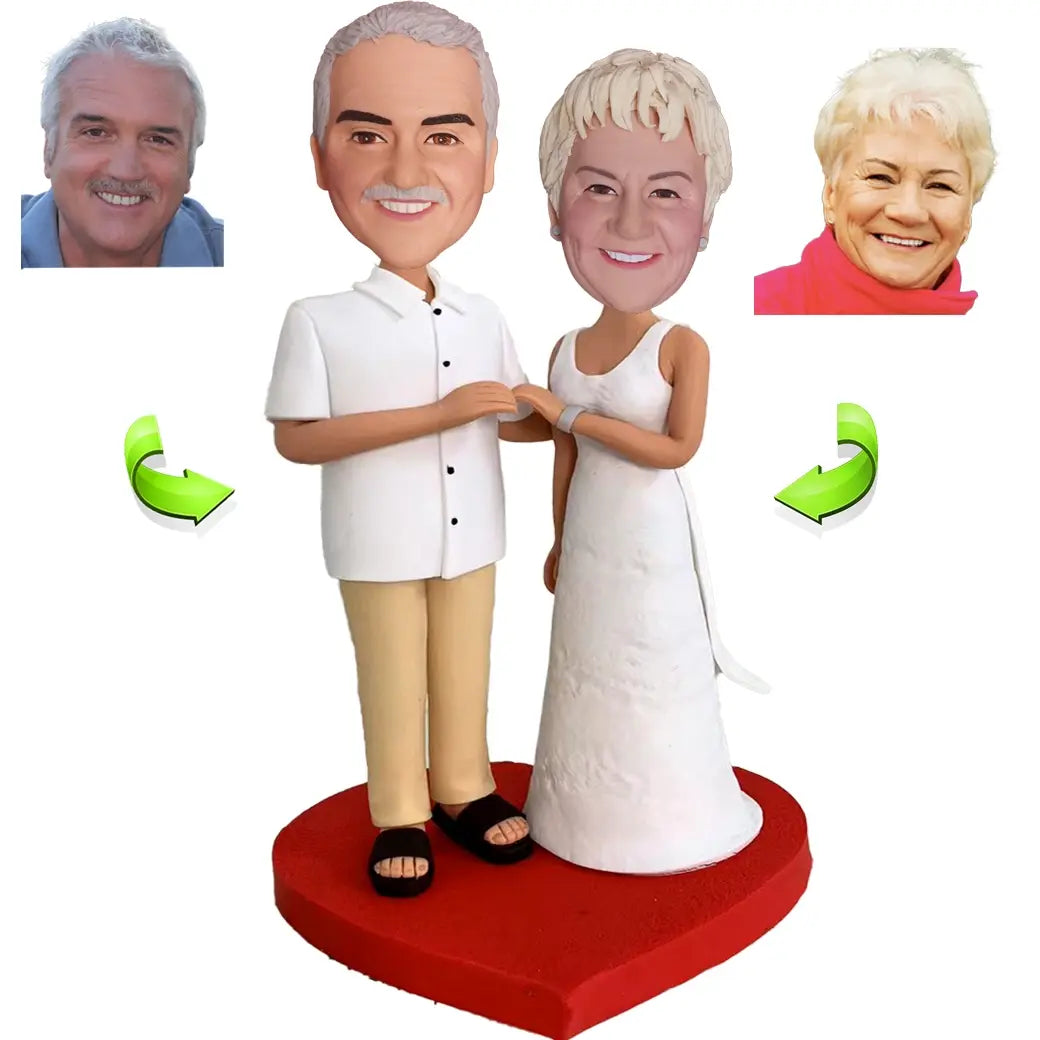 Custom Bobbleheads For Parents' 50th Anniversary