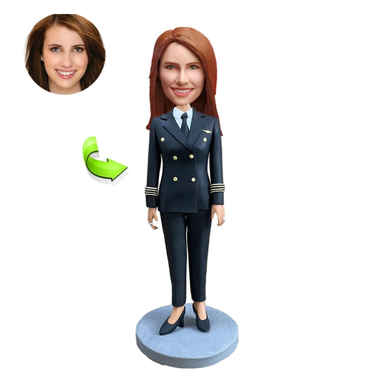 Custom Cop Mom Bobblehead