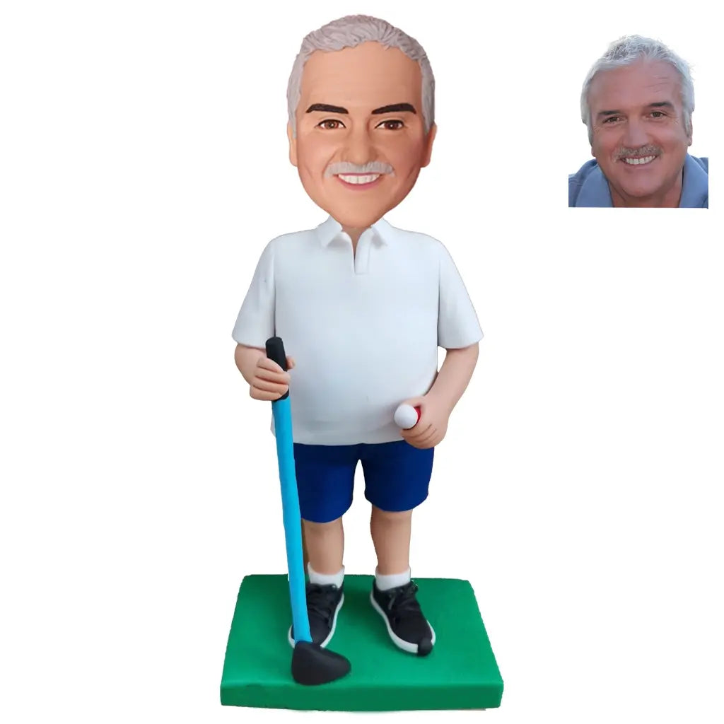 Personalized Golf Dad Custom Bobblehead