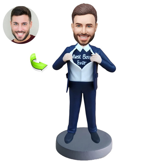 Boss's Day Gift Custom Bobblehead Super Boss Gift