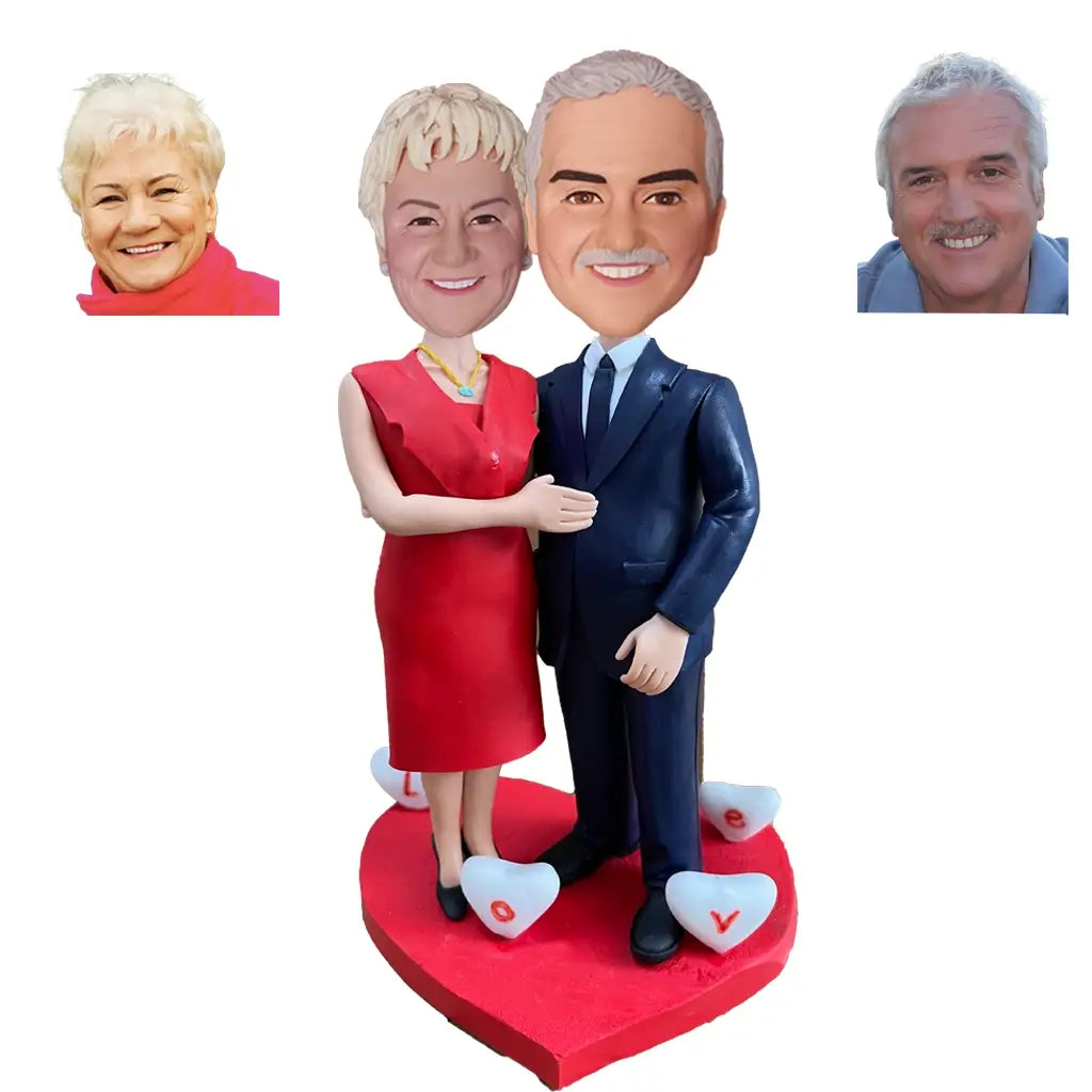 Custom Personalized Happy Couple Bobblehead